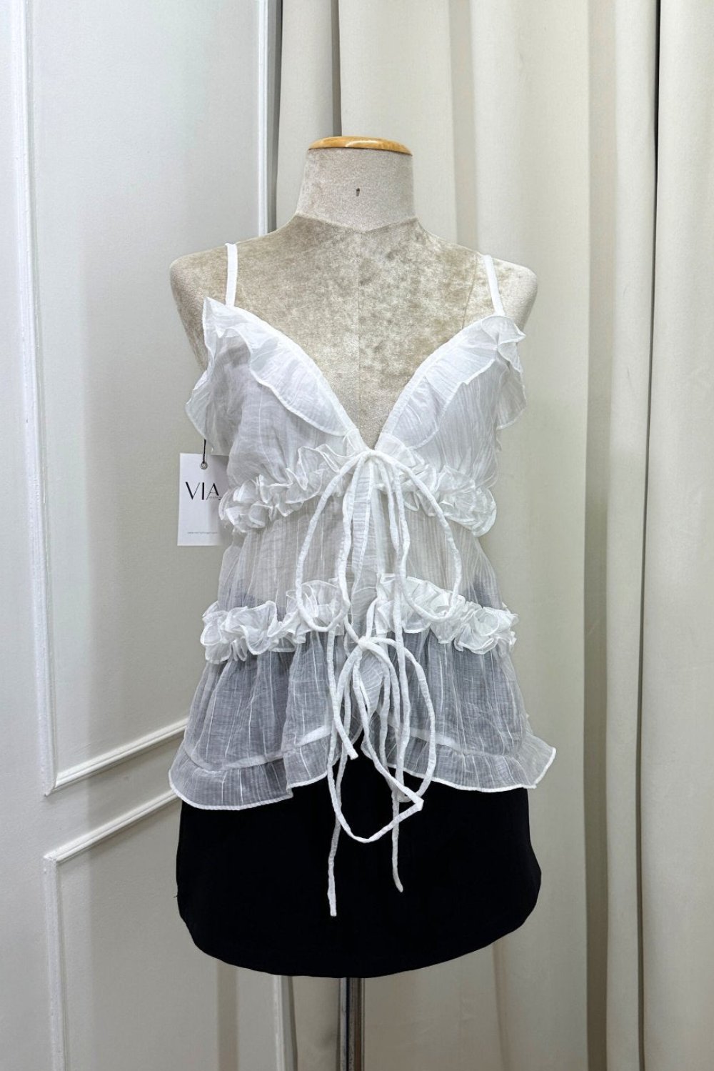 Sabrina Top - White