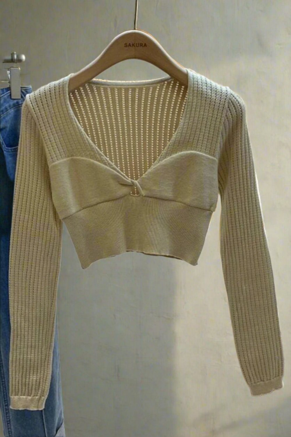 Carina Knit Top - Beige