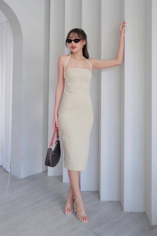 Quinn Midi Dress - Cream