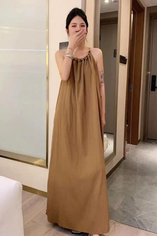 Jewel Maxi Dress - Brown